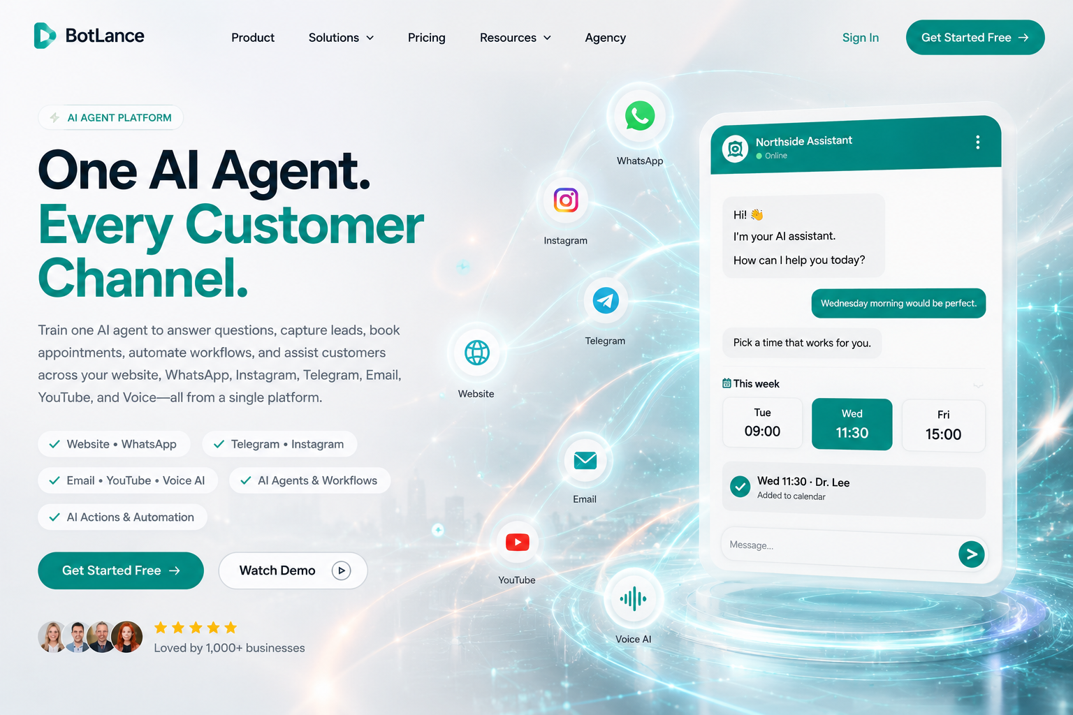 BotLance interface preview